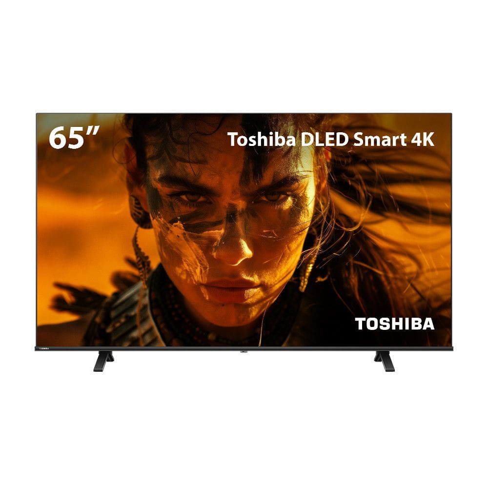 Smart TV DLED 65 4K Toshiba VIDAA 4 HDMI 2 USB Wi-Fi