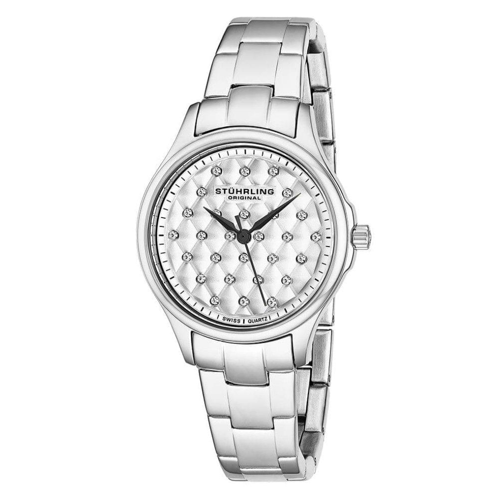 Relógio Feminino Stuhrling Culcita 567 Quartzo 36mm, Prata Clássico