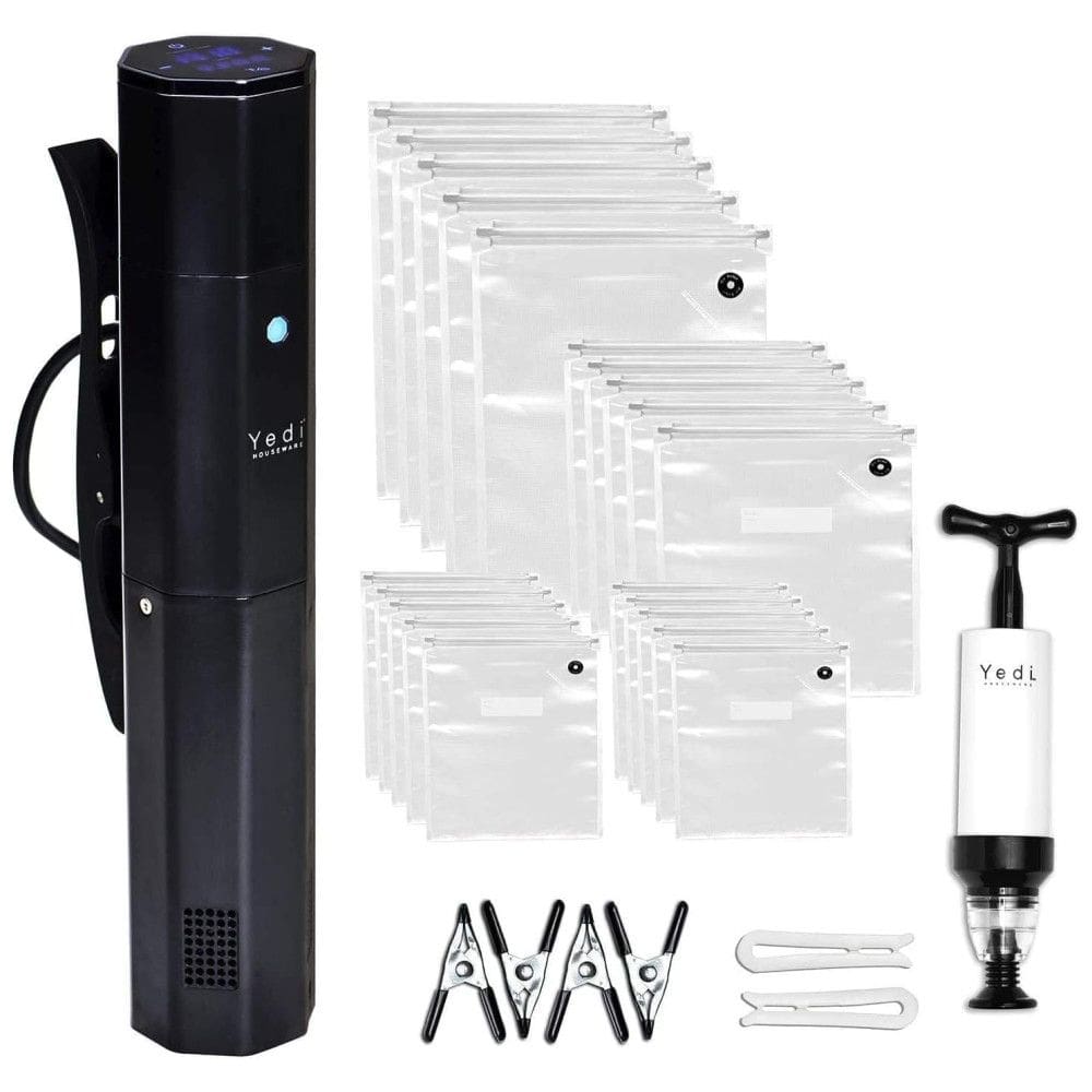 Termocirculador Elétrico Ultra Silencioso para até 18L, 1000W, 110v, YEDI HOUSEWARE GV024, Preto