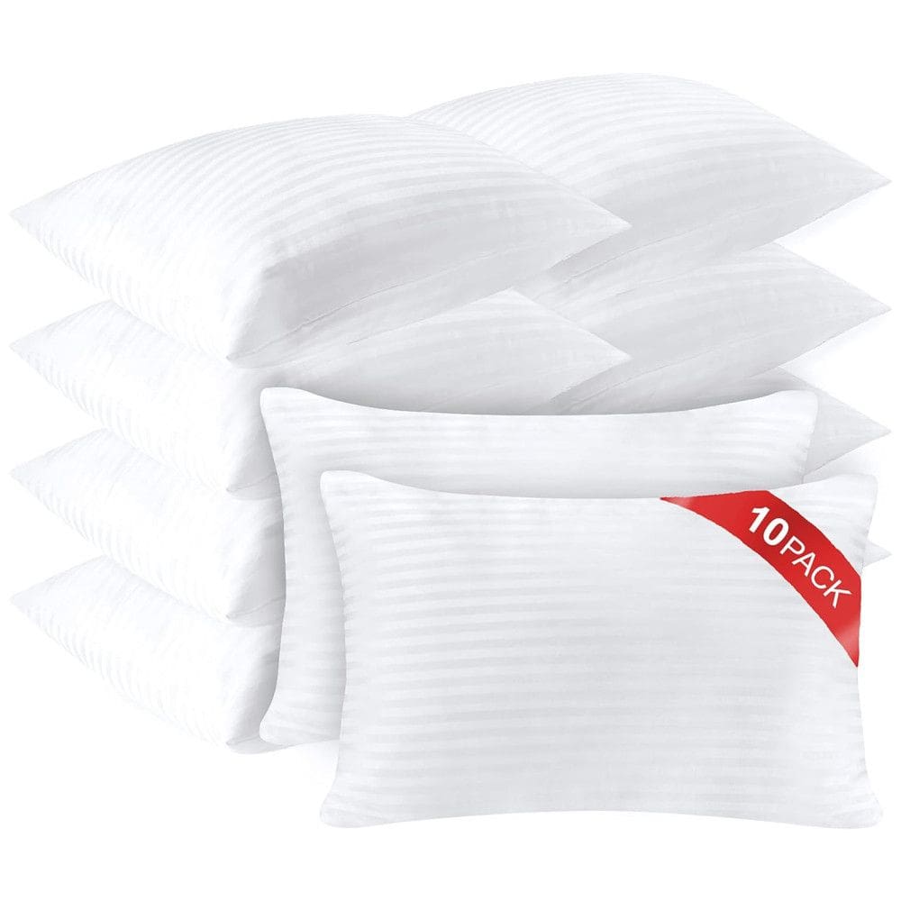 Luxury Travesseiros Queen Macios com Capa de Algodão Lavável, 76 x , 4 UN