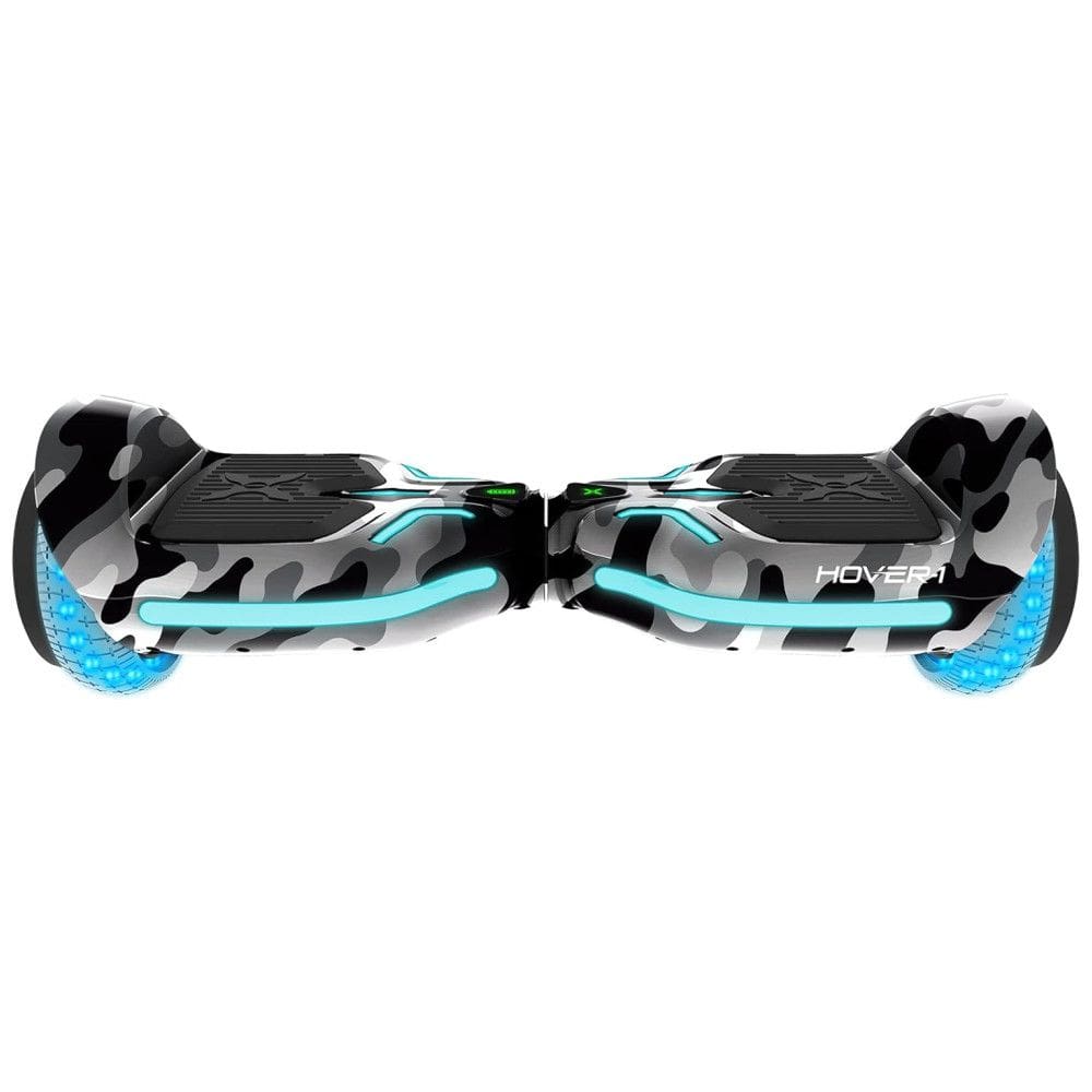 Hoverboard Elétrico com Luz LED e Alto Falante Bluetooth Embutido, Hover 1 H1 100, Preto