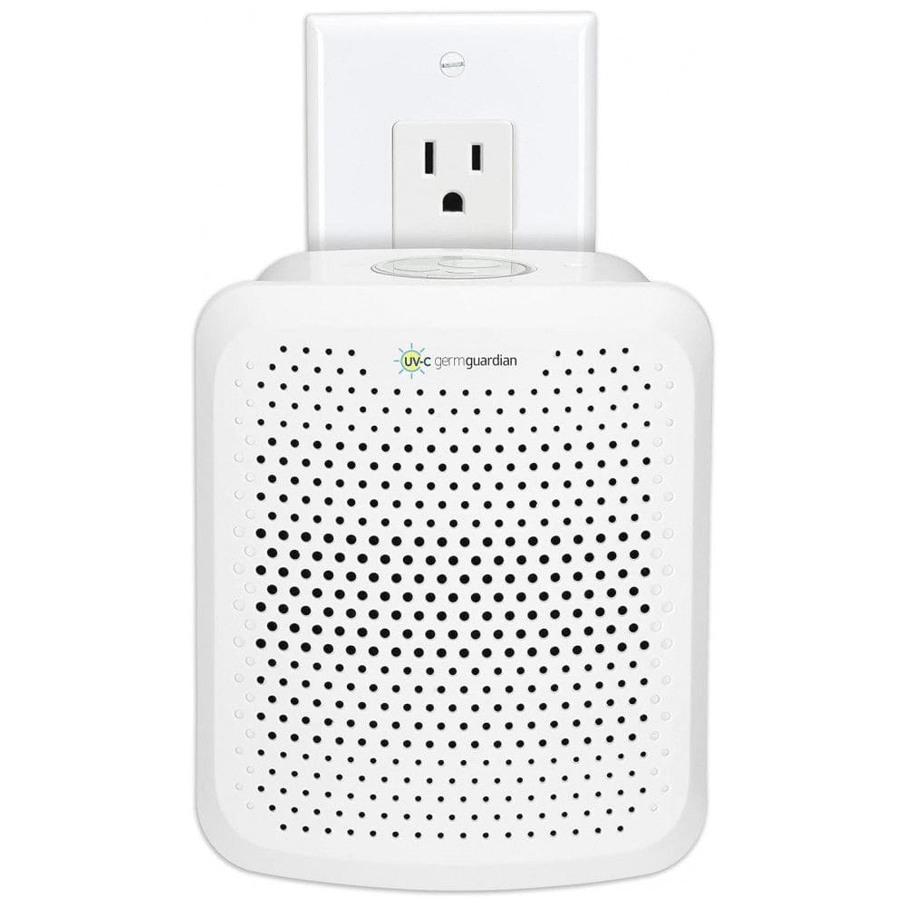 Purificador de Ar Conectável com Luz Noturna UV, 110V, GermGuardian AC225W, Branco