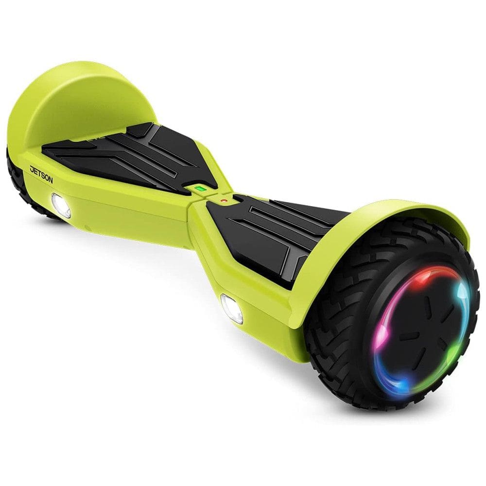 Hoverboard com Luz LED, Velocidade de 11 km/h e Alcance até 11 km, para Adolescentes, 110V, Jetson JAERO-ELC, Amarelo