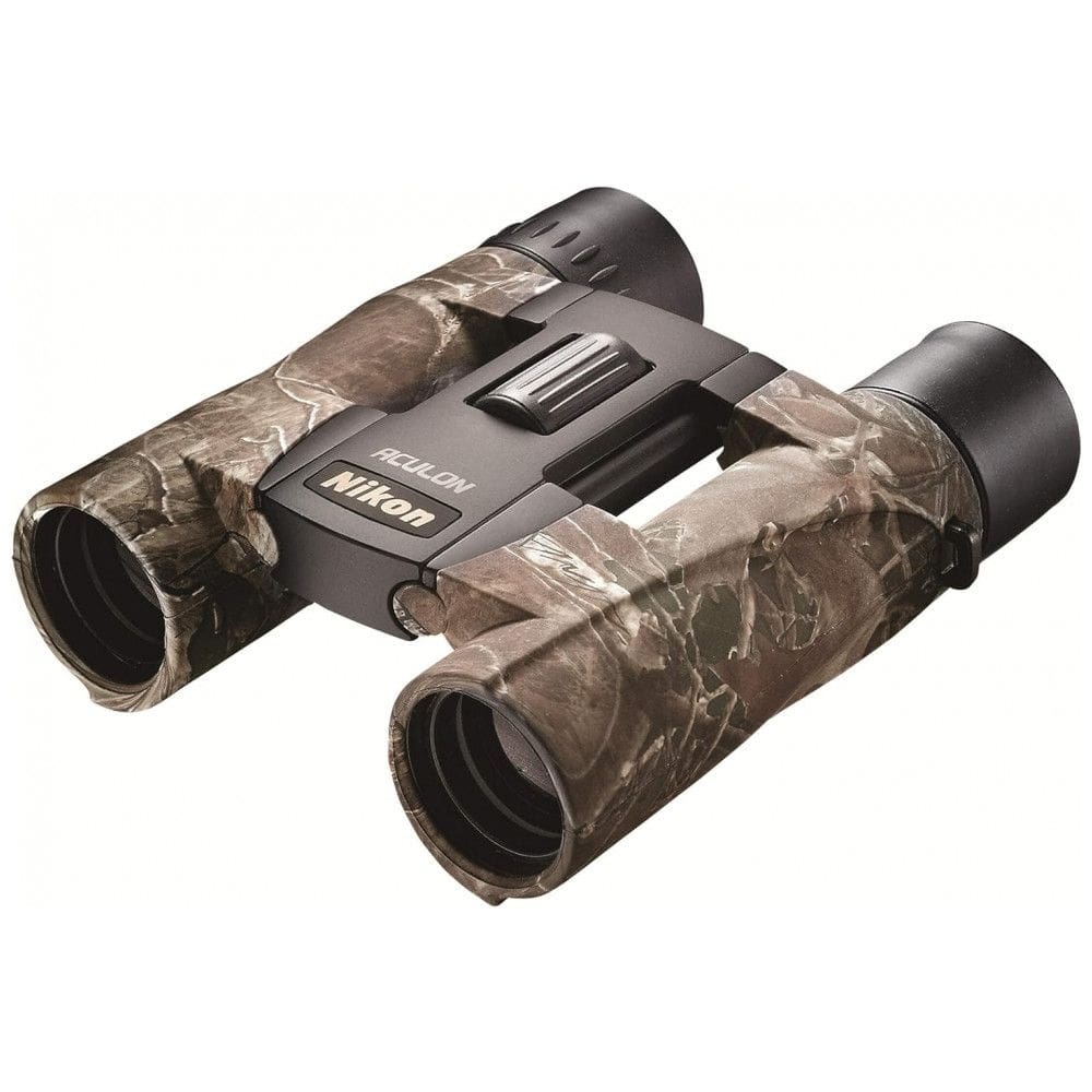 Binóculos 10x25 para Adultos, Nikon ACULON A30, Marrom