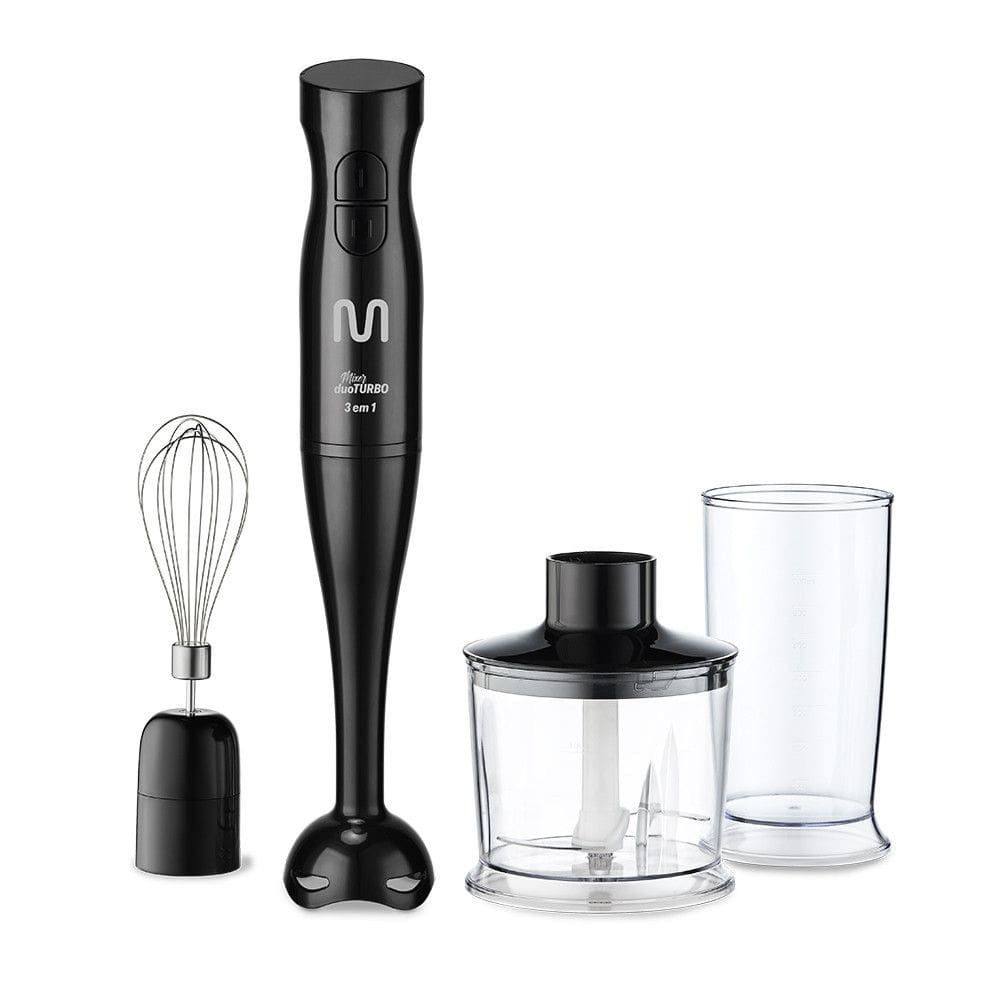 Mixer Duo Turbo 3 em 1 127V 200W Preto Multi Home - GO019