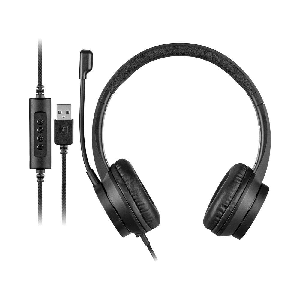 Headset com Fio HF1100 USB/USB-C Preto Multi - PH501