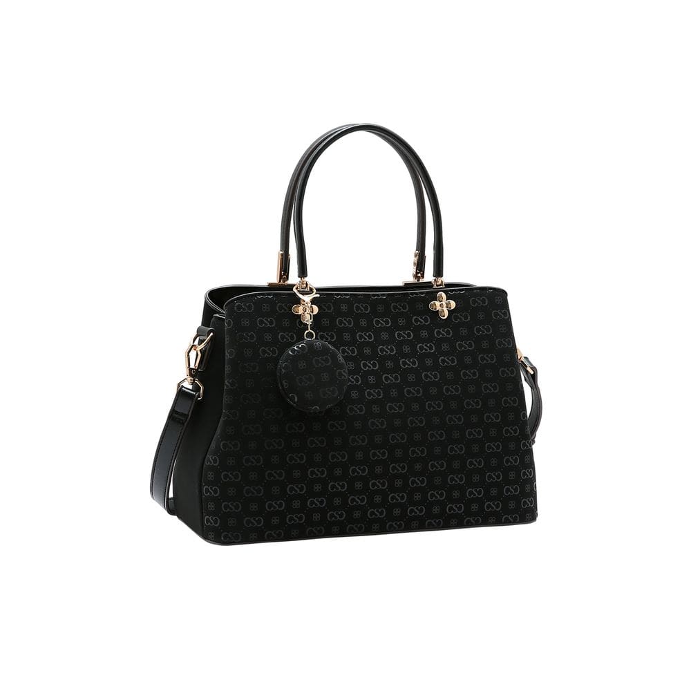 Bolsa Feminina Chenson - Relevo Monograma - Alça de Mão  - Preto 3485431