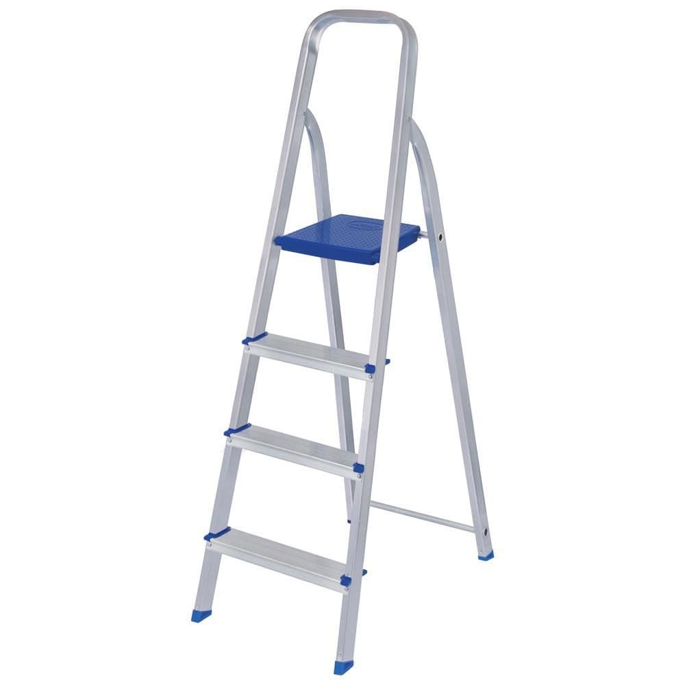 Escada 4 Degraus Alumínio Mor