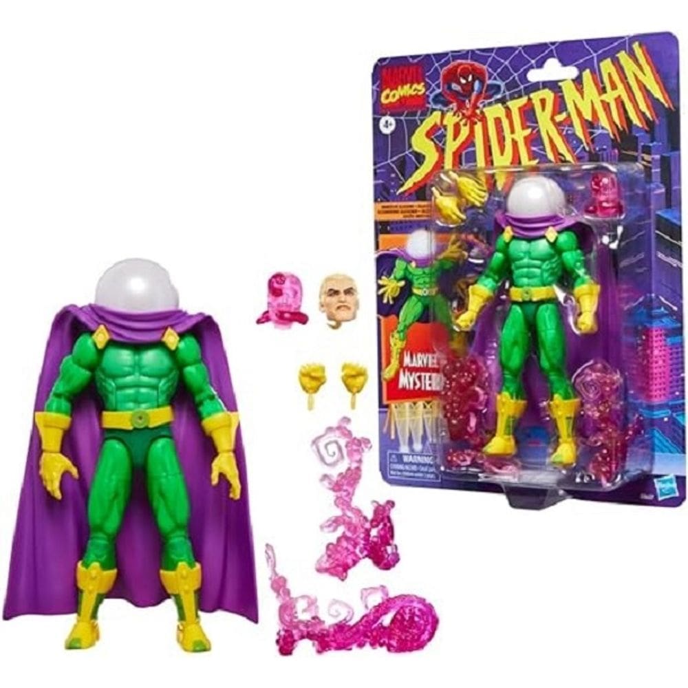 SpiderMan Marvel Legends Series Retro Comics - Mysterio 15 Cm Articulado – Hasbro