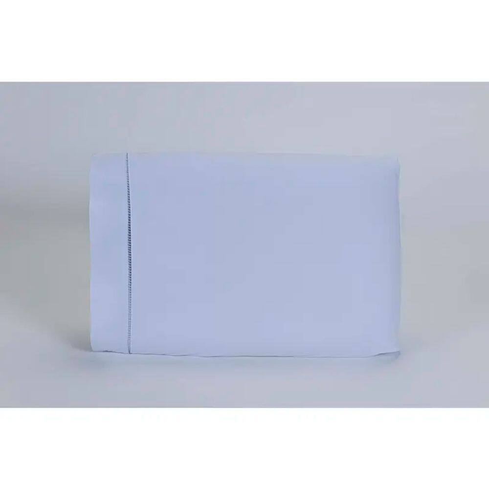 Kit 2 Fronhas Bebê 30x40 100% Algodão 300 Fios Palito Branco