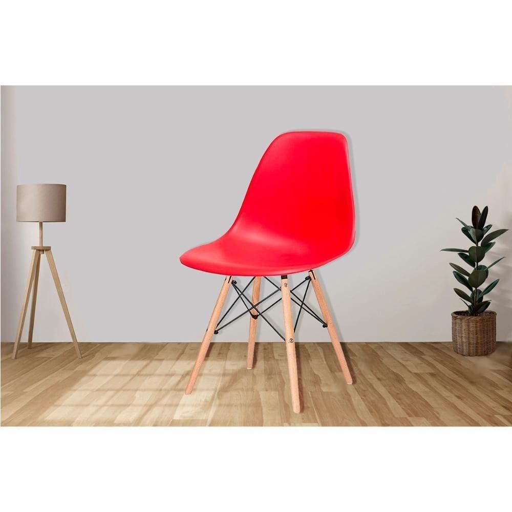 Cadeira Charles Eames Eiffel - Vermelho Vermelho