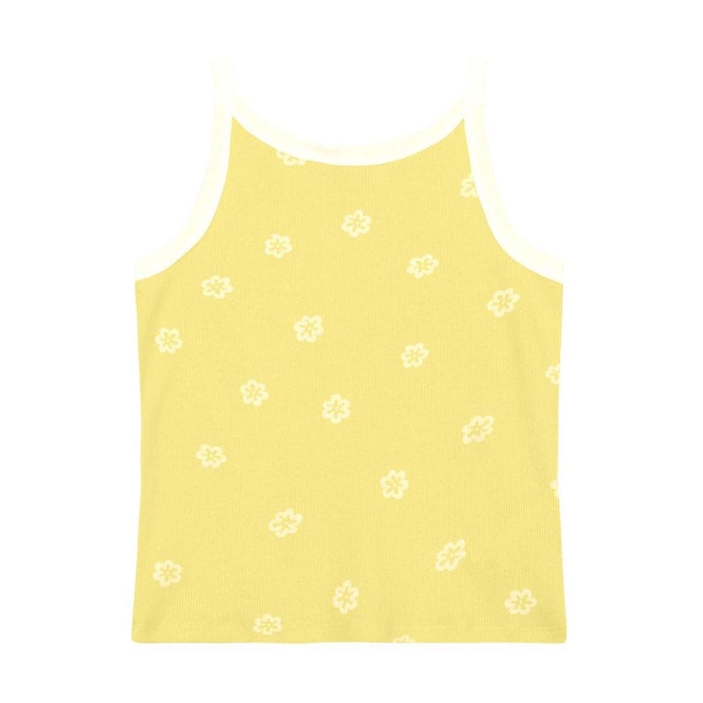 Blusa infantil menina regata floral Brandili