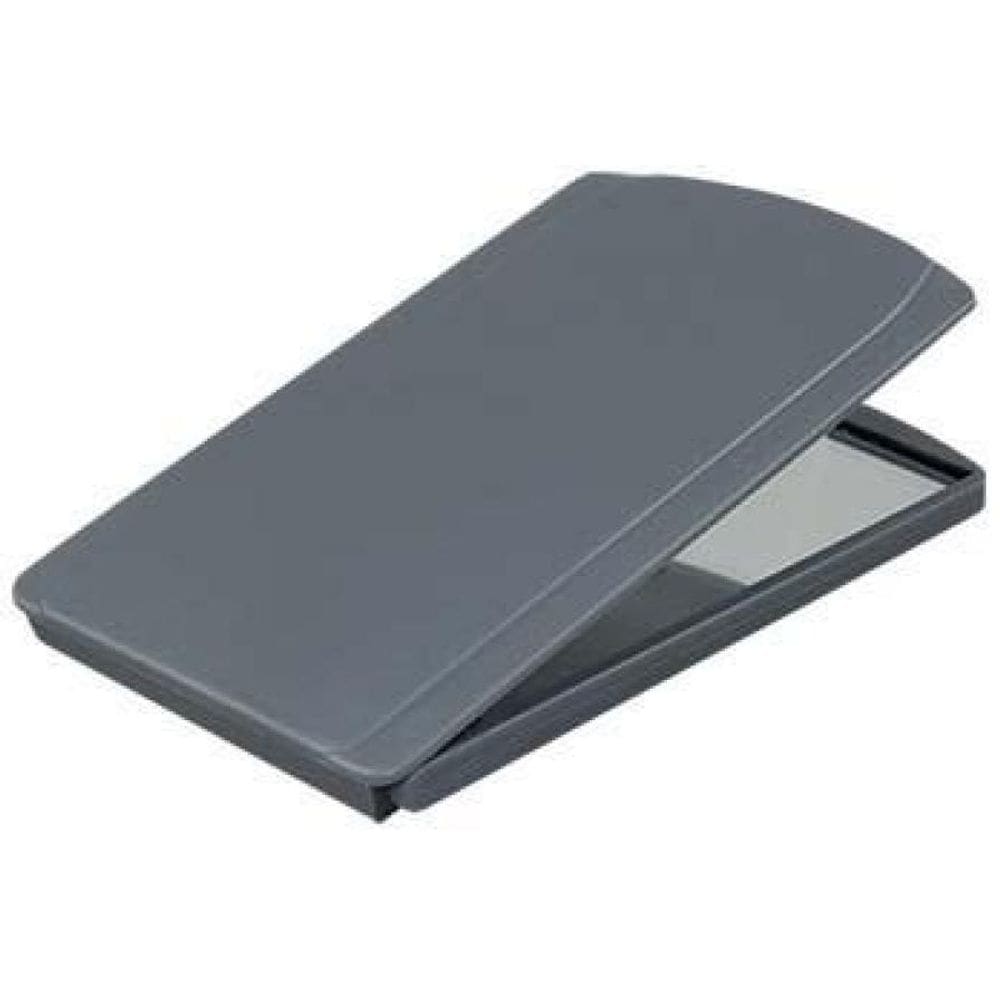 Kit 4 Espelhos De Bolsa Prata Plástico Premium