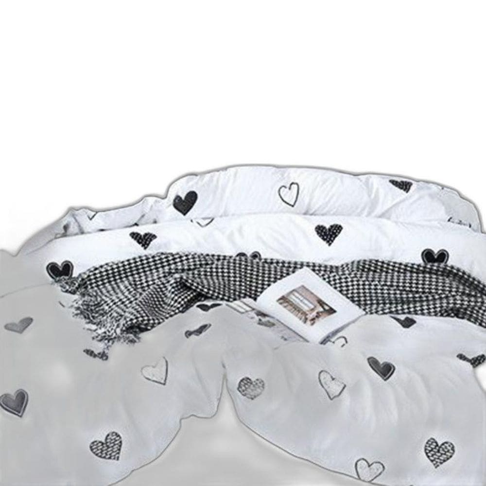 Jogo De Cama 6 Peças Completo Grife Casal  King Com Edredom