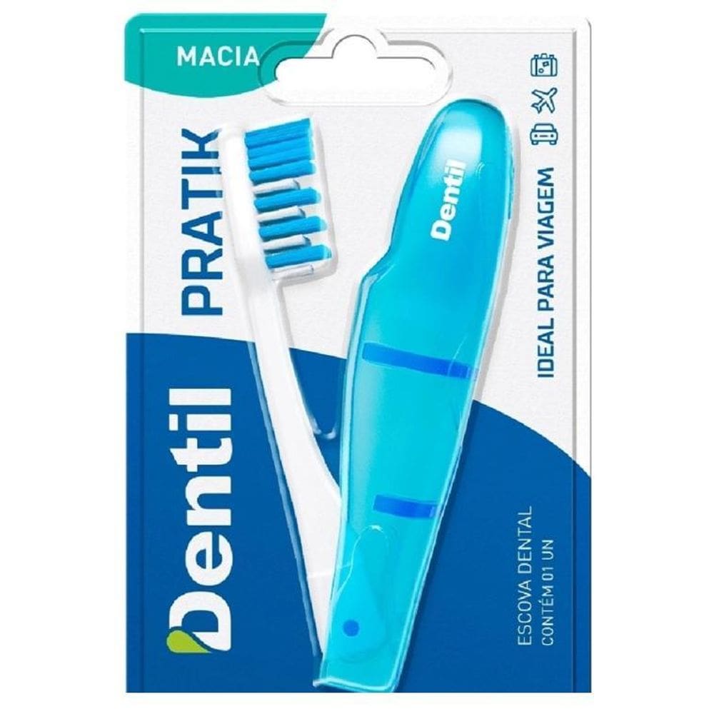 Escova De Dente Adulto Macia Pratik Dentil 1 Uni