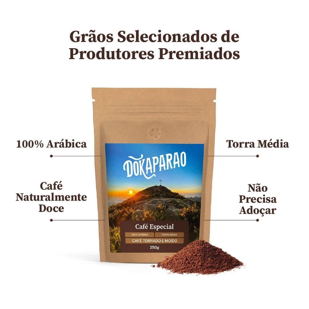 Dokaparaó Cafés Especiais Selecionados Moído 250G