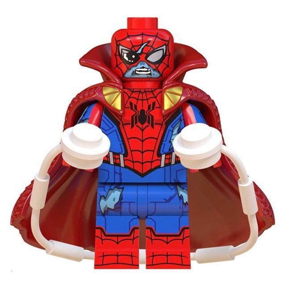 Boneco Blocos De Montar Spider-Man Zumbie Marvel Terror