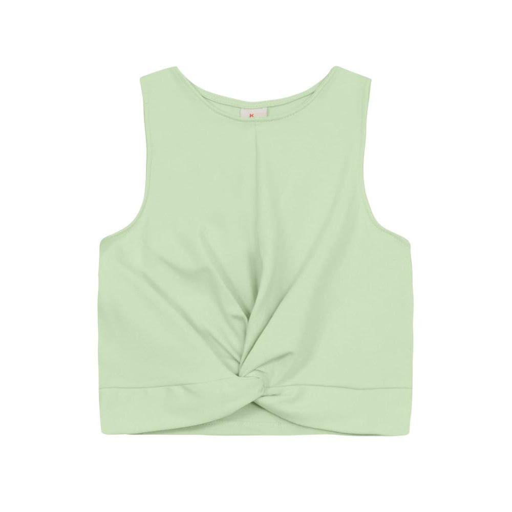 Blusa infantil menina em cotton cropped Brandili