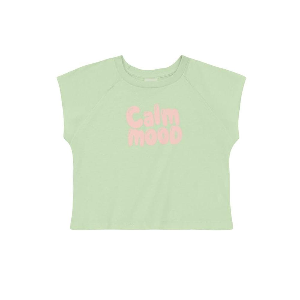 Blusa infantil menina com estampa tropical Brandili