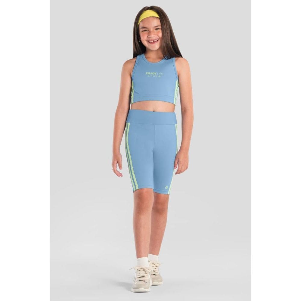 Bermuda infantil menina esportiva Brandili Active