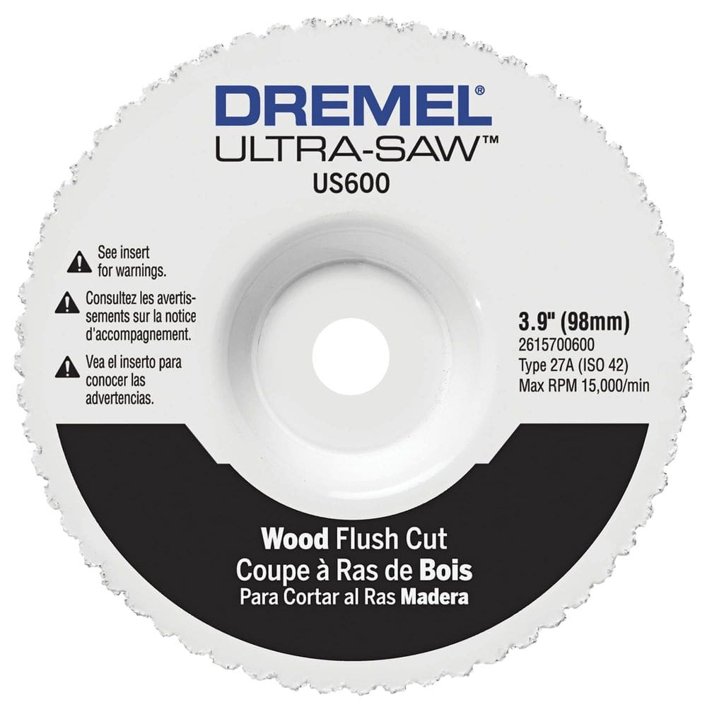 Disco de corte Dremel US600-01 Ultra-Saw 4 polegadas de madeira branca