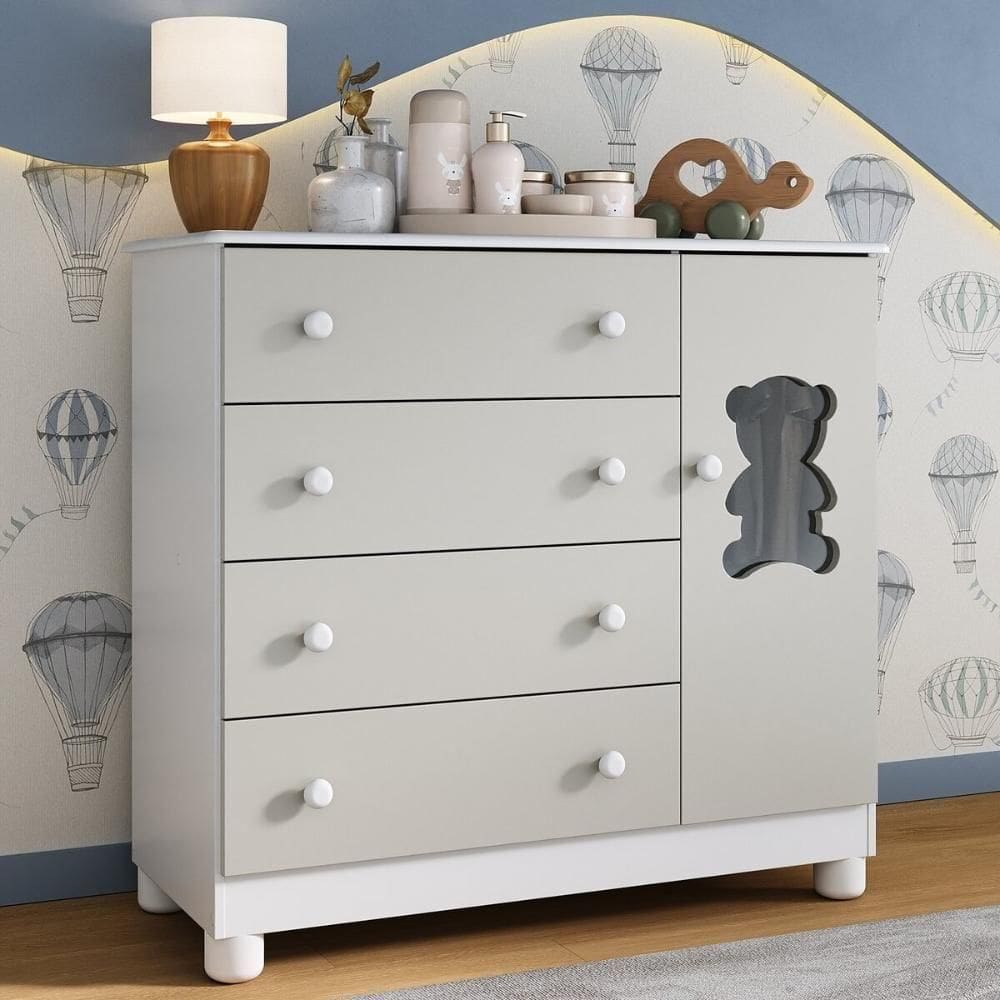 MP - Co moda Infantil 95cm 1 Porta Com Vidro