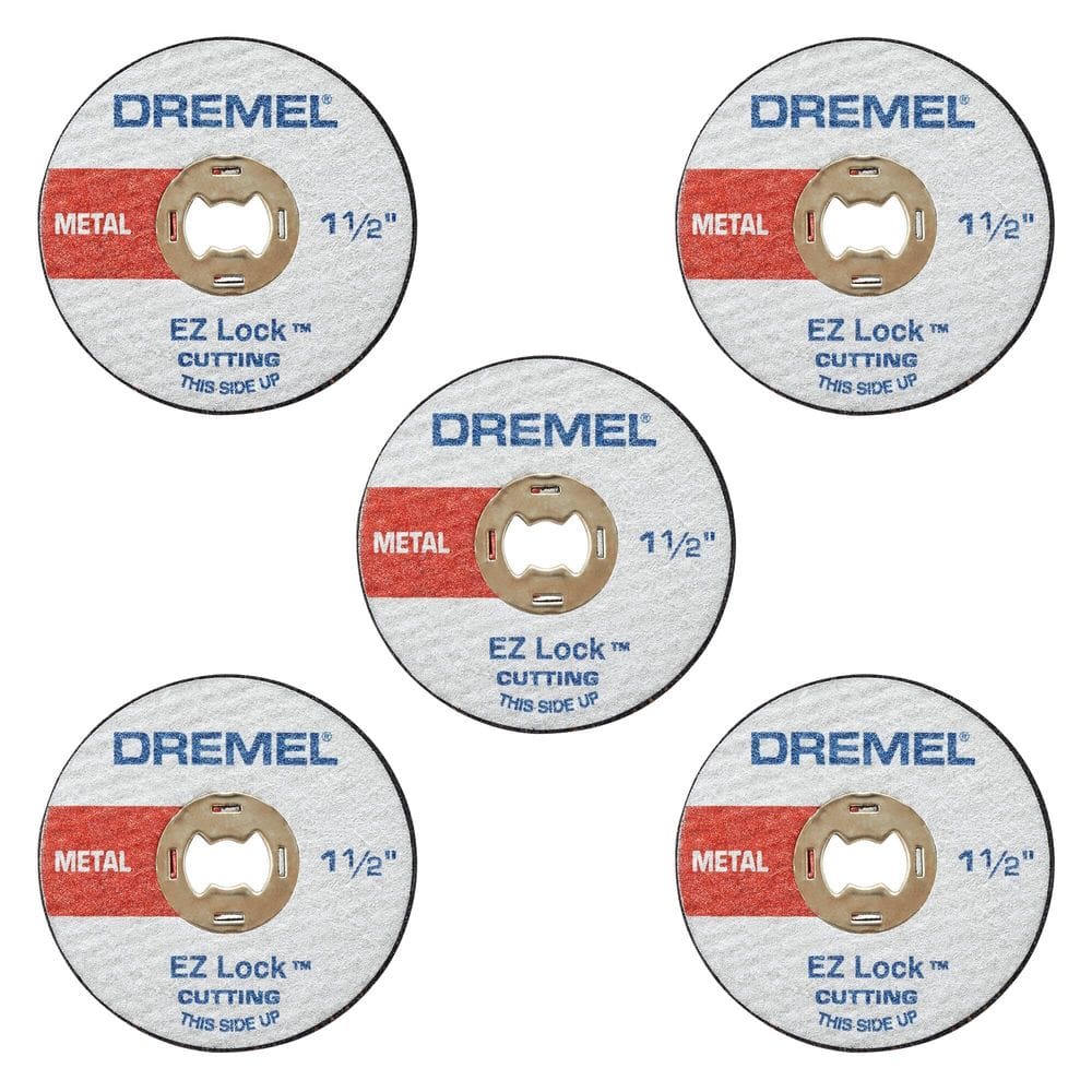 Rodas de corte Dremel EZ456 EZ-Lock para corte de metal, 5 unidades