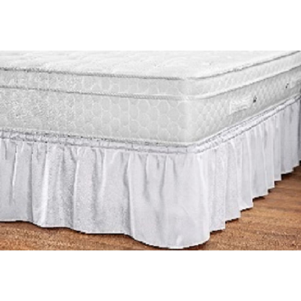 Saia Box Colchão Casal 1,38m x 1,88m x 30cm 100% Algodão 2 Elásticos Branco