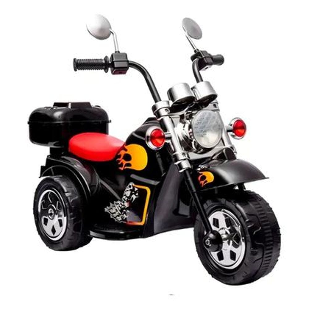Mini Moto Elétrica Infantil 6v Com Farol Led, Sons, Frente, Ré e Suporta Até 30kg