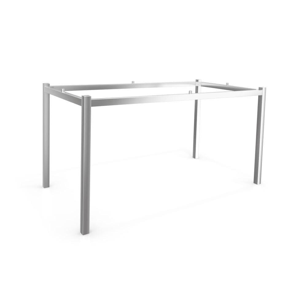 Base Metal Mesa Reno 76 x 148 x 78 cm Cromado