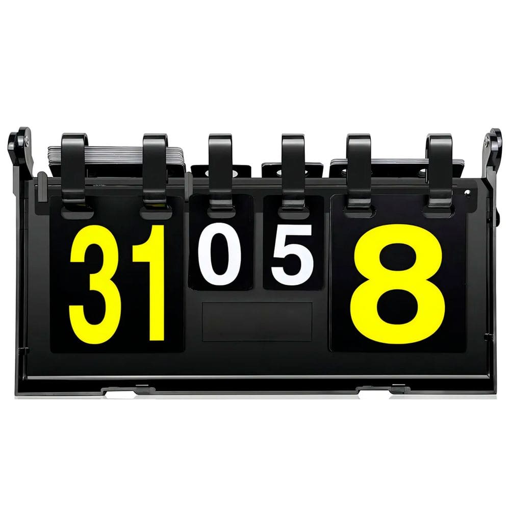 Placar Mesa Manual Marcador Pontos Sets Dobravel Portatil Esporte Volei Futebol Basquete Badminton Treino