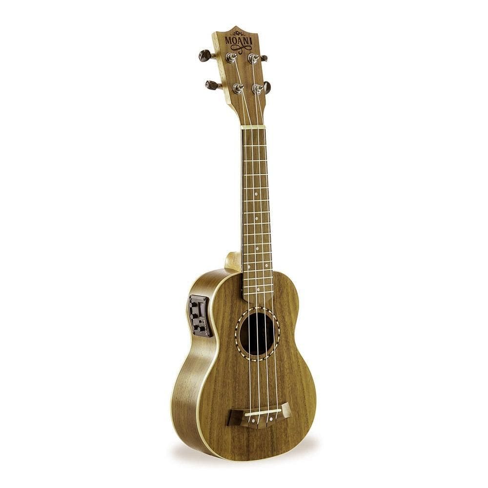 Ukulele Moani Soprano Elétrico Koa Ukmhe01-21 Com Bag