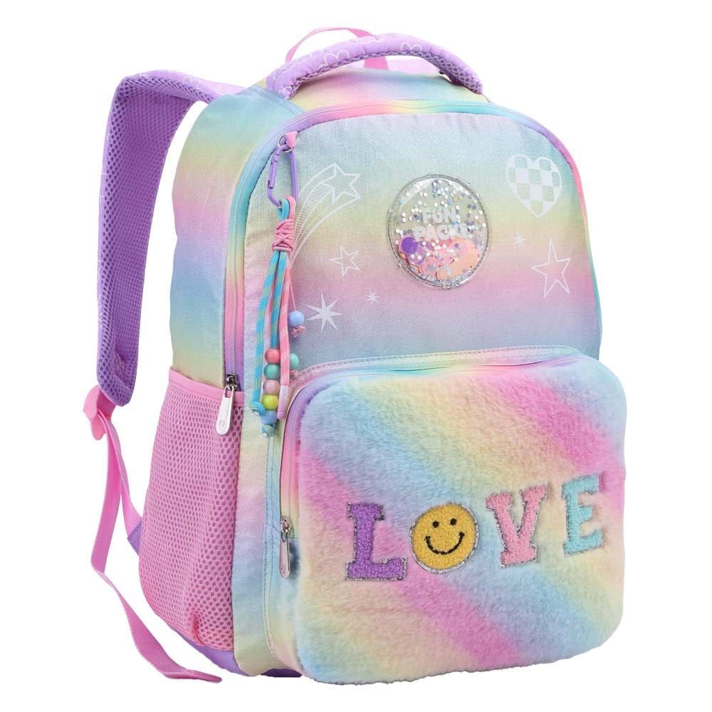 Mochila Infantil Feminina 17” Love - Seanite