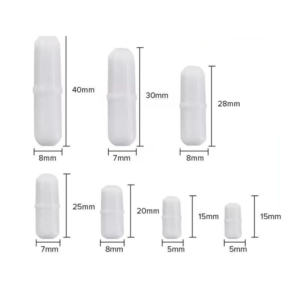 Kit Com 5 Barra Magnetica Com Anel 8X40Mm