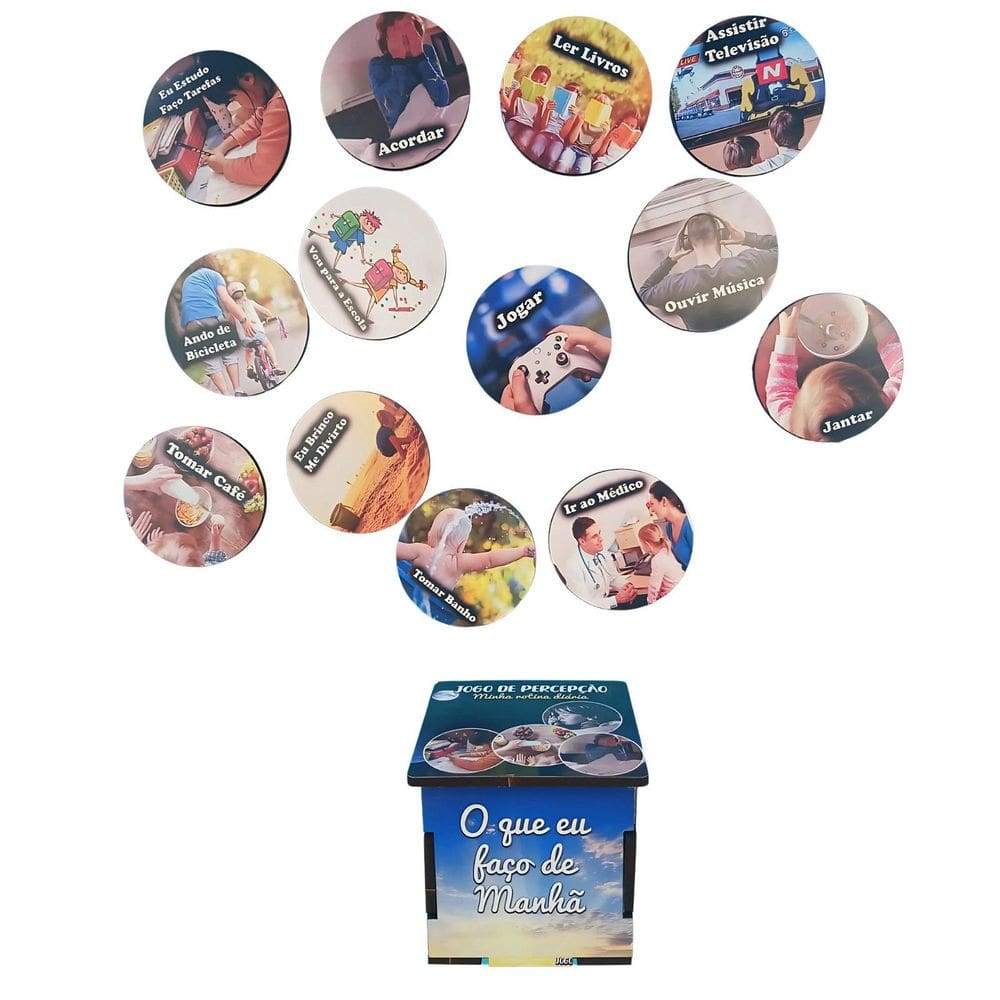 Mini Jogos Para Autistas - Jogo O Que Eu Faço Noite E Dia