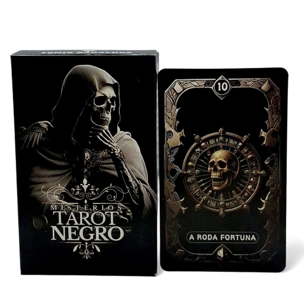 Mistério do Taro Negro 22 Cartas Com Manual Explicativo