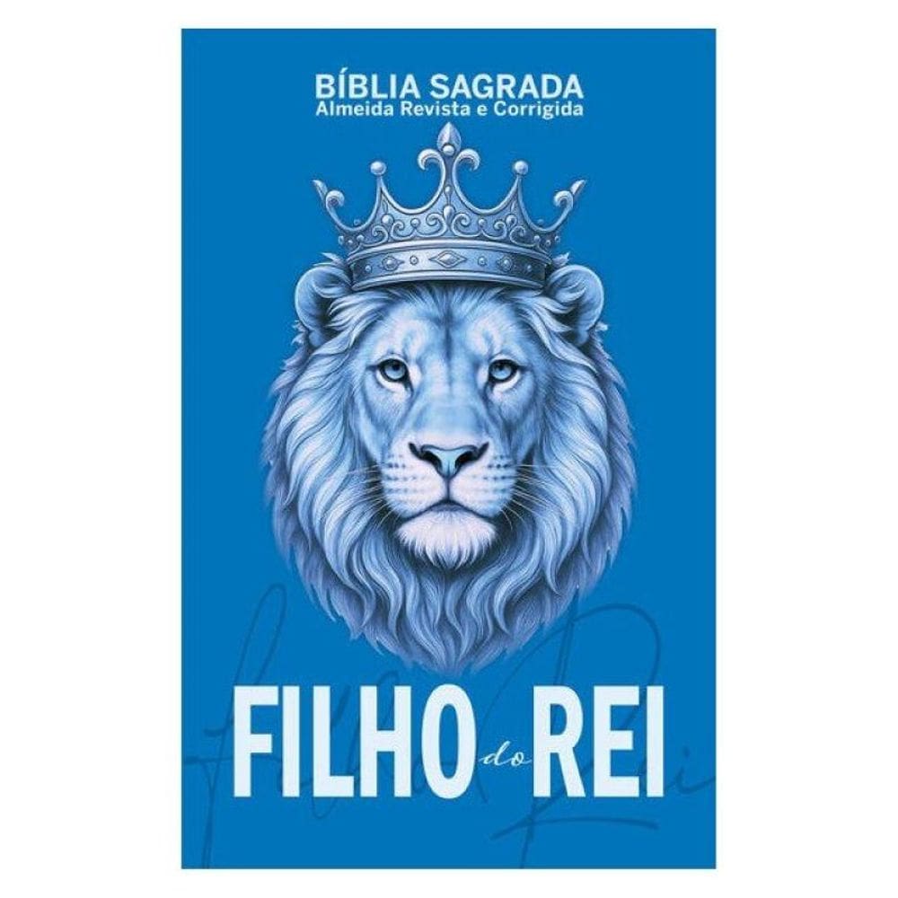 Bíblia Sagrada - Filho Do Rei – Edição De Luxo | Revista E Corrigida, Capa Dura E Palavras De Jesus