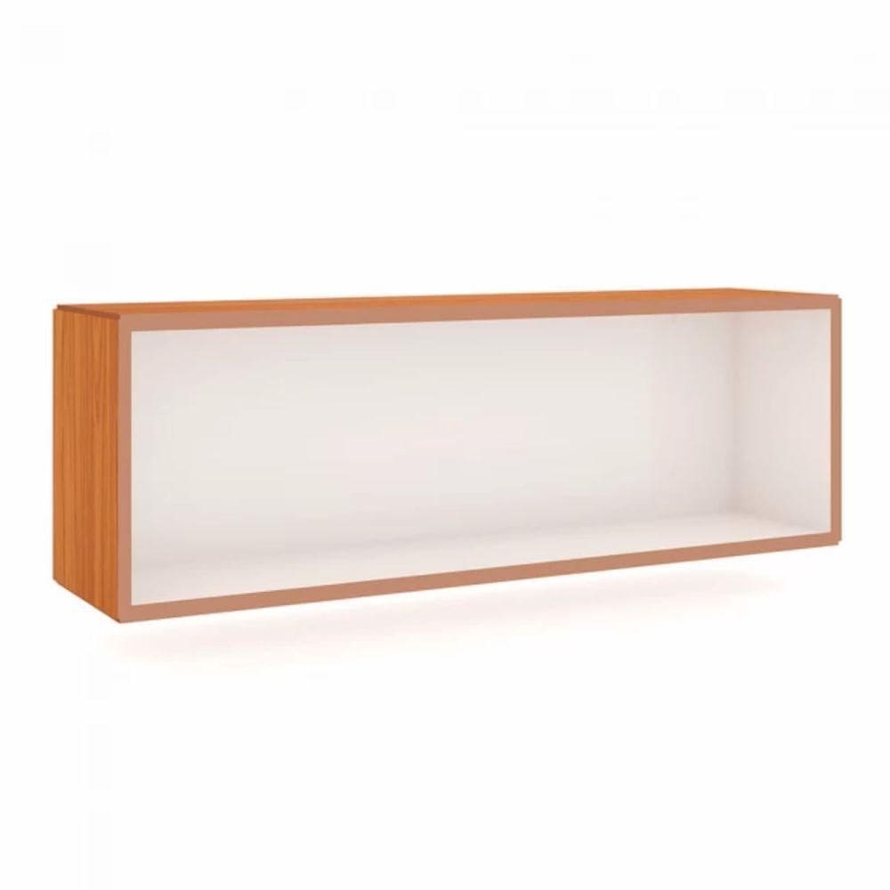 Nicho Retangular Em Mdf Freijó Off White 99x33x24 Cm Dalla Costa Tb157jw