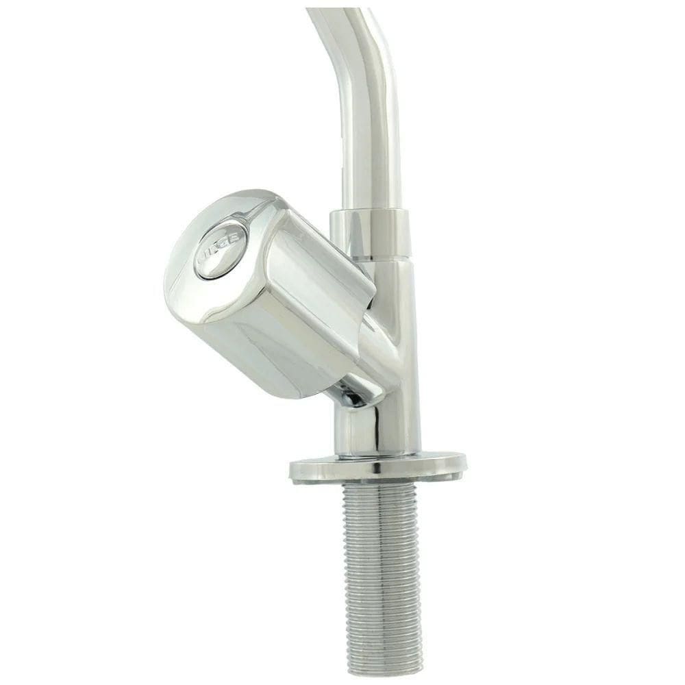 Torneira Para Cozinha Bica Móvel Mesa Latão Cromado Abertura Rápida C40 Liege