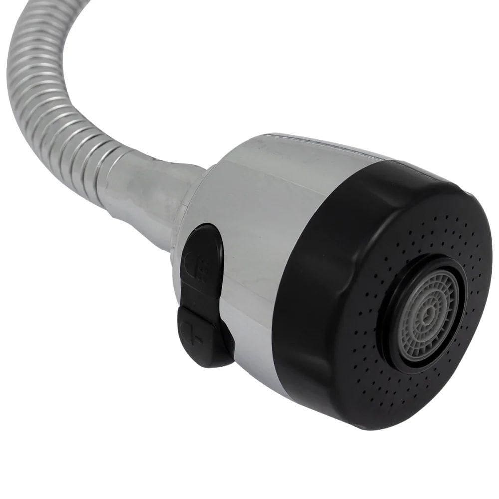 Torneira Para Cozinha Bica Flex Mesa Latáo Aço Inox Abertura Rápida C60 Goumet Liege