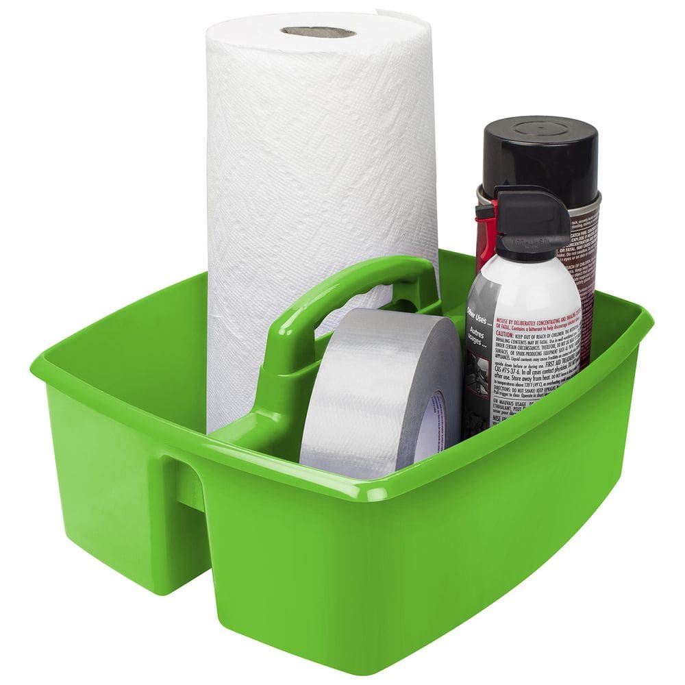 Organizador de sala de aula Storex com 2 compartimentos Large Caddy Green