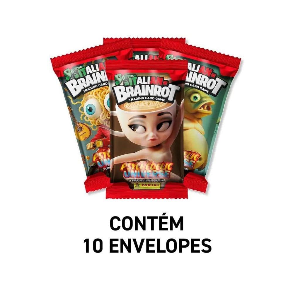 Cards SKIFIDOL ITALIAN BRAINROT - Kit com 10 envelopes