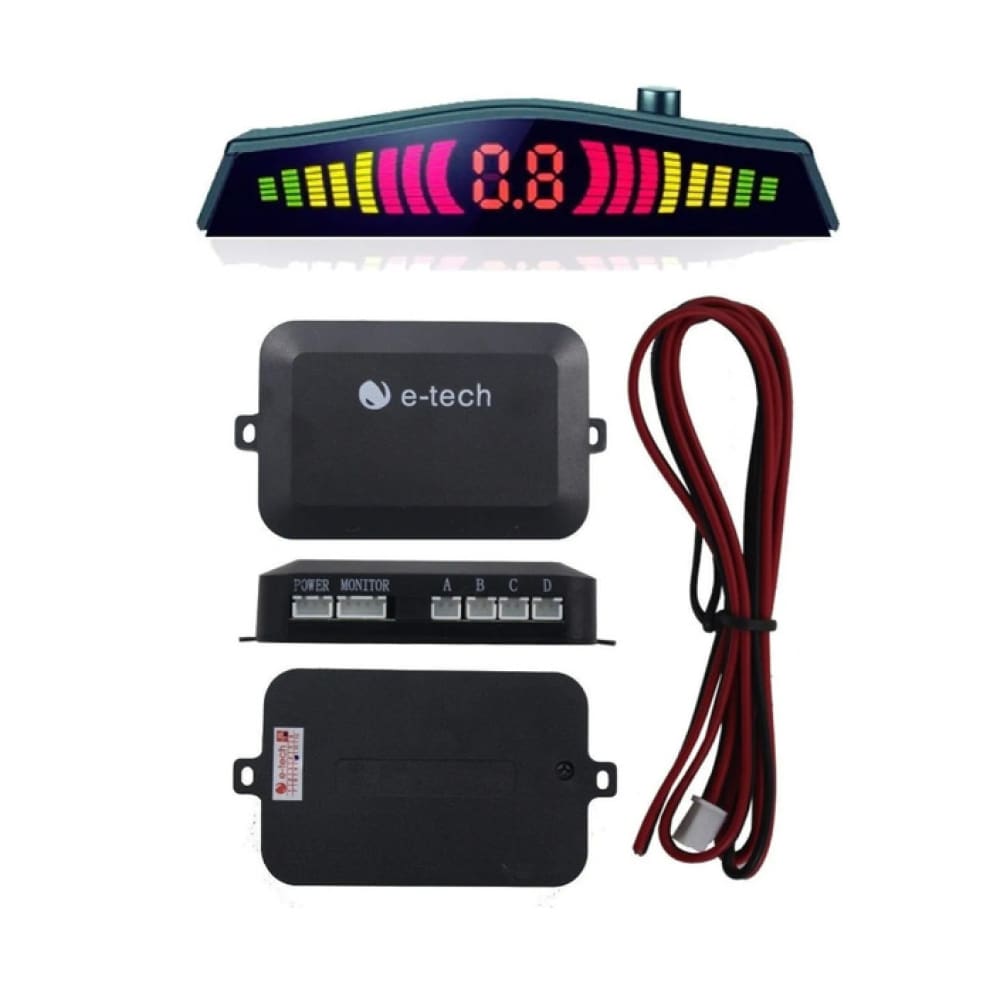 Sensor De Estacionamento E-tech Branco Veículos Branco