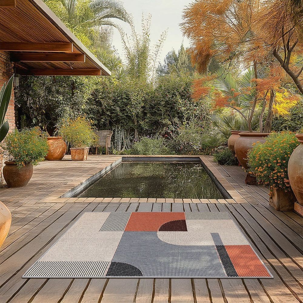 Tapete 100x150cm New Colors Outdoor Tapetes São Carlos Magia