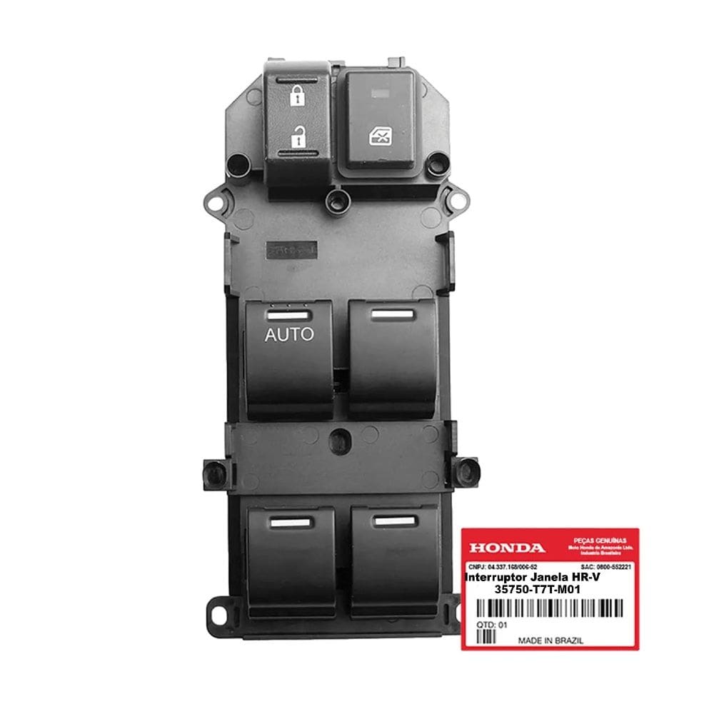 Interruptor Janela Honda HR-V 2019 a 2021 35750T7TM01