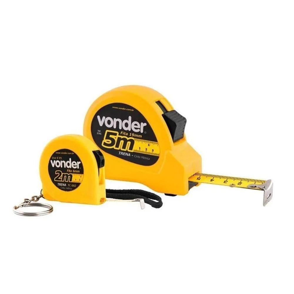 Jogo De Trenas De Aço 5M E 2M Vonder