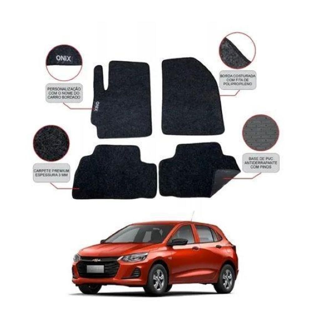Tapete Carpete Chevrolet Onix Luxo Pvc Sport 2020 2021 2022