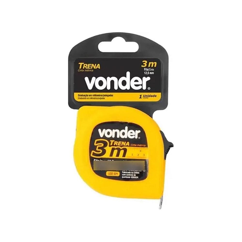 Trena Aço 3Mx12,5Mm Curta Mm/Mm Vonder