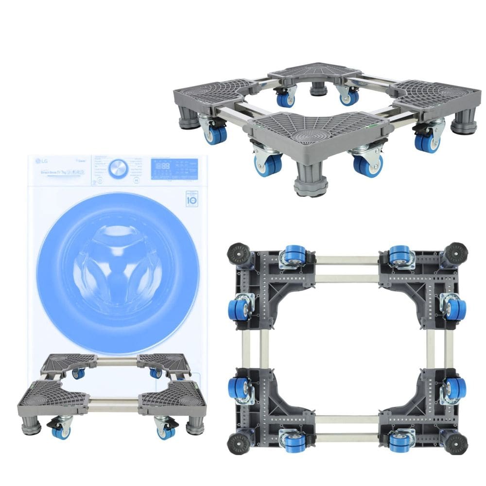 Suporte Base Com Rodas Para Lavadora Lava E Seca Samsung
