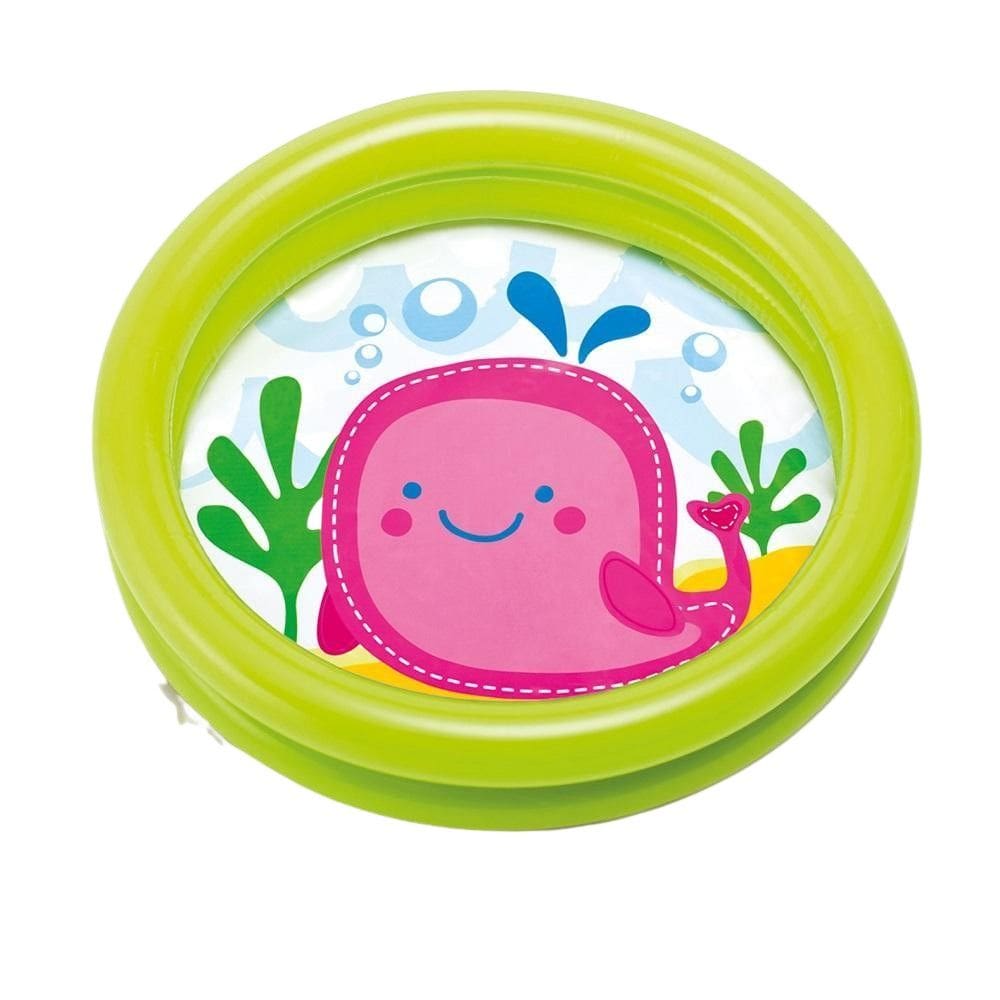 Piscina Inflável 17 Litros Pequena Infantil Para Bebê Verde